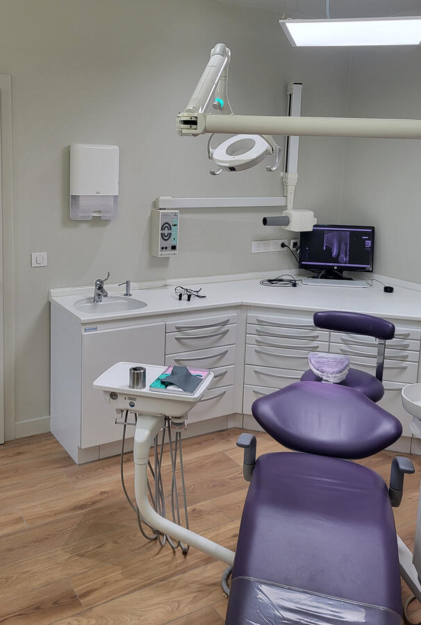 Salle de soins du cabinet du Dr Barthélemy à Strasbourg Cronenbourg